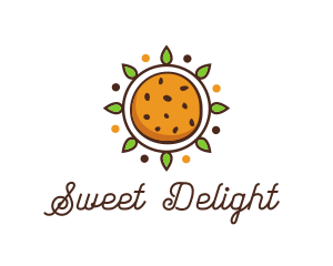 Vegan Sun Cookie logo design