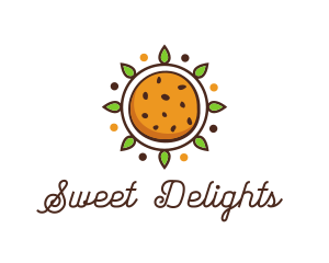 Vegan Sun Cookie logo design