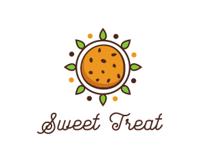 Vegan Sun Cookie logo design