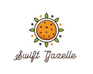 Vegan Sun Cookie logo design