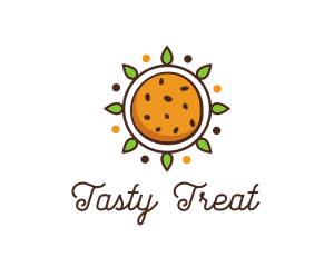 Vegan Sun Cookie logo design