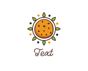 Vegan Sun Cookie logo design