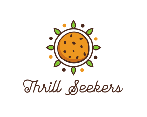 Vegan Sun Cookie logo design