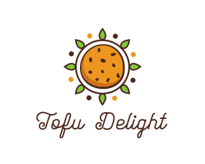 Vegan Sun Cookie logo design