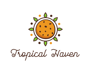 Vegan Sun Cookie logo design