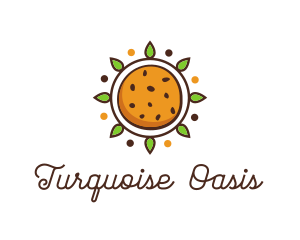 Vegan Sun Cookie logo design