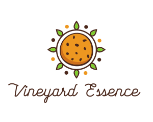 Vegan Sun Cookie logo design