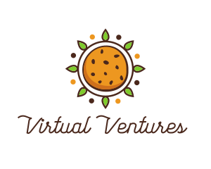 Vegan Sun Cookie logo design