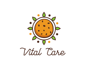 Vegan - Vegan Sun Cookie logo design