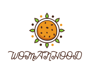 Vegan Sun Cookie logo design