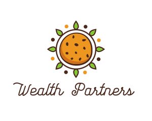 Vegan Sun Cookie logo design