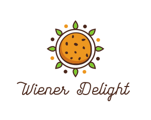 Vegan Sun Cookie logo design