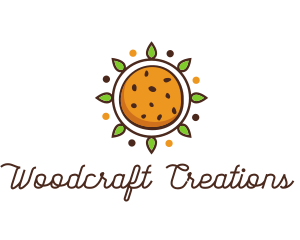 Vegan Sun Cookie logo design