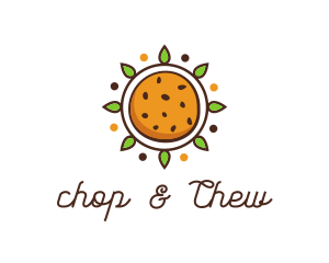 Vegan Sun Cookie logo design