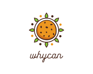 Vegan Sun Cookie logo design