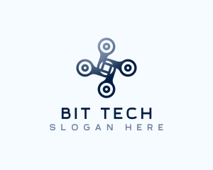 Tech Camera Drone logo design