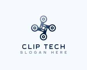 Tech Camera Drone logo design