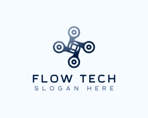 Tech Camera Drone logo design