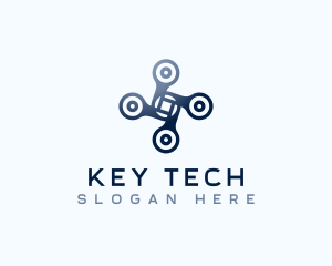 Tech Camera Drone logo design