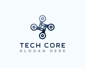 Tech Camera Drone logo design