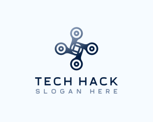 Tech Camera Drone logo design