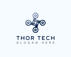 Tech Camera Drone logo design