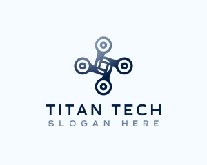 Tech Camera Drone logo design