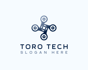 Tech Camera Drone logo design