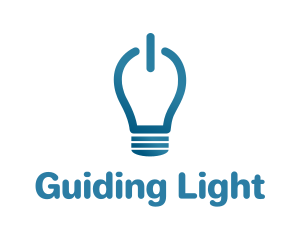 Idea On Light Bulb logo design