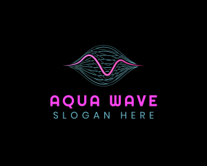 Sound Wave Frequency logo design