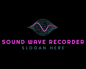 Sound Wave Frequency logo design