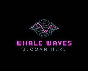 Sound Wave Frequency logo design