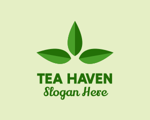 Three Tea Leaves logo design