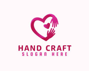 Hand - Hand Heart Foundation logo design