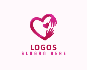 Organization - Hand Heart Foundation logo design