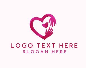 Organization - Hand Heart Foundation logo design