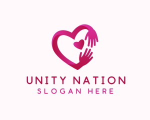 Hand Heart Foundation logo design