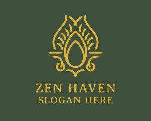 Botanical Zen Oil  logo design