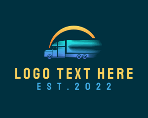 Transport - Truckload Forwarding Company logo design