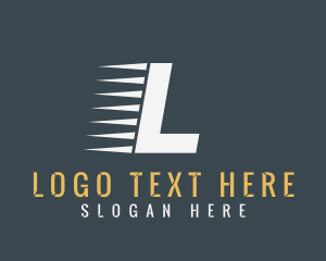 Speed - Express Courier Logistics logo design