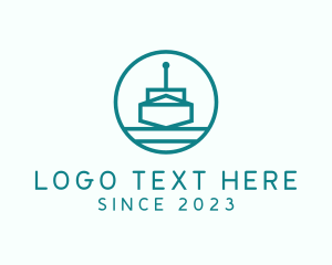 Vacation - Antenna Remote Boat logo design