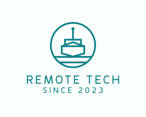 Remote - Antenna Remote Boat logo design