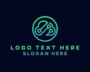 Website - Digital Circuit Cloud logo design