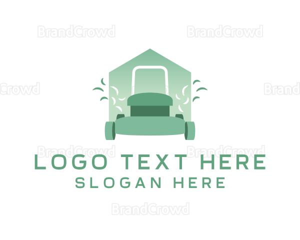 Lawn Mower Yard Logo