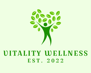 Human Tree Wellness logo design