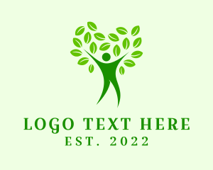 Vegan - Human Tree Wellness logo design