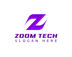 Gaming Tech Letter Z logo design