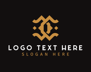 Initial - Gothic Letter C Brand logo design