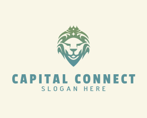 Lion Crown Regal logo design