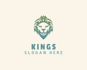 Lion Crown Regal logo design